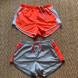 Under Armour size M, Fly-By shorts.